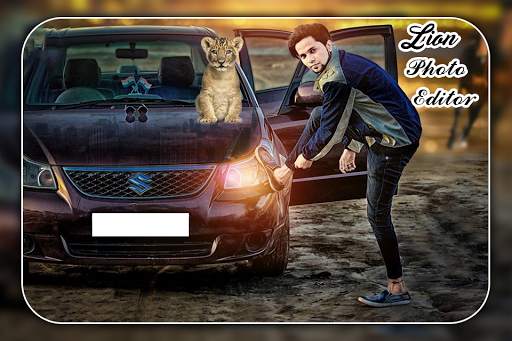 Lion Photo Editor Frame screenshot 1
