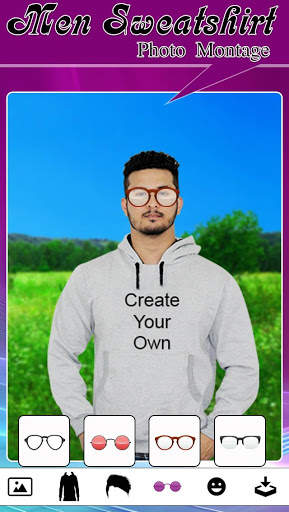 Man Sweatshirt Photo Suit screenshot 6