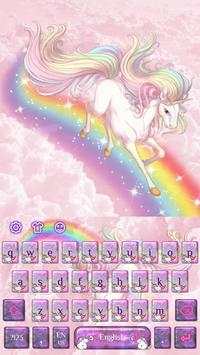 Mystical Unicorn Keyboard Theme screenshot 4
