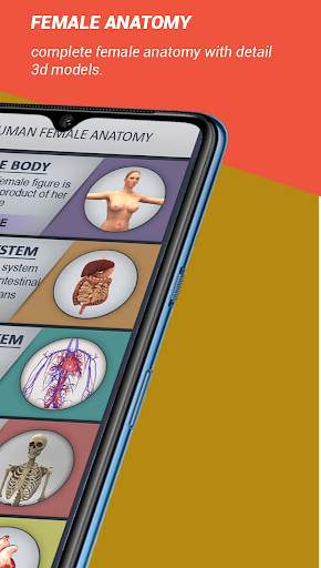 Female Anatomy 3D : Female 3D organs Anatomy screenshot 4