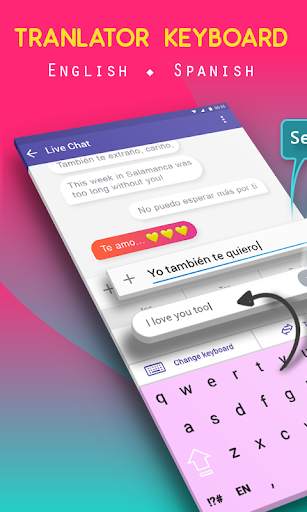 Spanish English Translator Keyboard screenshot 1