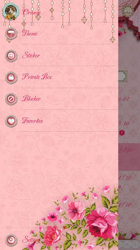 (FREE) GO SMS PRO SWEET THEME screenshot 5