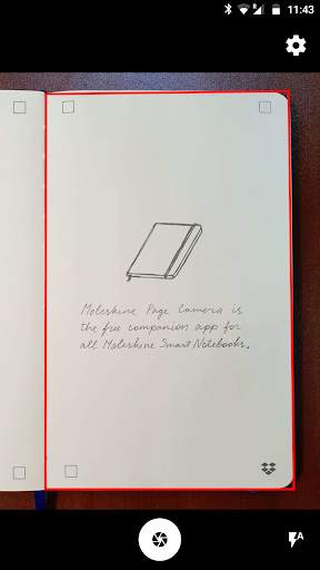 Moleskine Page Camera screenshot 2