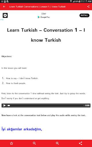 Speak Turkish - Learn Turkish by Conversations скриншот 10