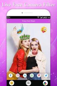 Live Face Camera Filter Face Swap Cute & Funny screenshot 4