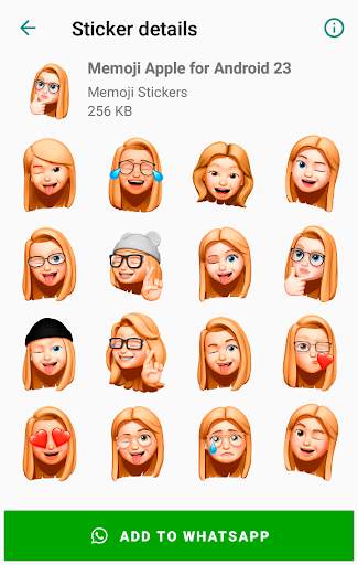 Memoji Apple Stickers for Android WhatsApp screenshot 6