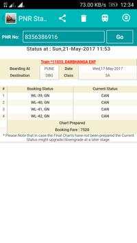 PNR Status screenshot 2