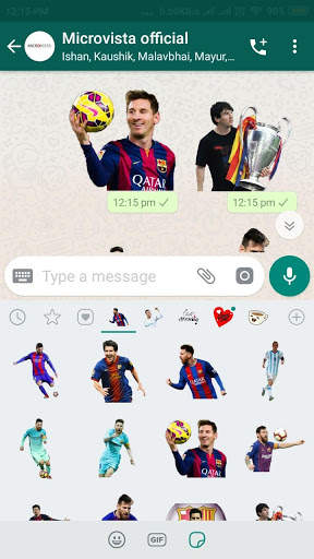 Messi Stickers For WhatsApp screenshot 4