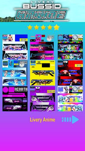 Livery Anime Bussid скриншот 2