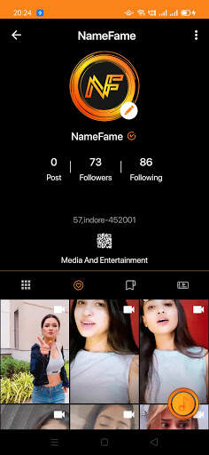 NameFame - Funny Short Video & Live Streaming App screenshot 8