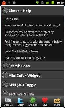 Mini Info+ System Widget App स्क्रीनशॉट 8