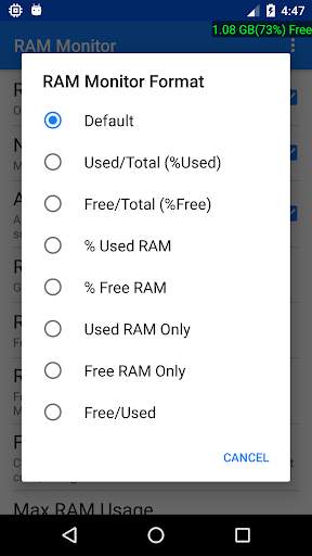 Live RAM Monitor screenshot 2