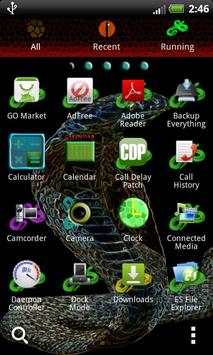 GO Launcher EX Snake Skin screenshot 2