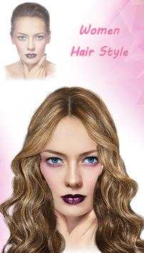 Hair Changer Woman - Change Hairstyle 2018 screenshot 8