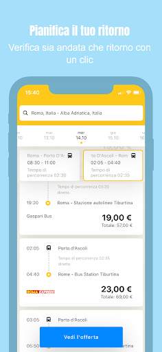 CheckMyBus: L’app di confronto degli autobus screenshot 3
