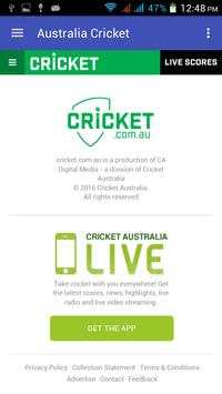 Australia Cricket screenshot 3