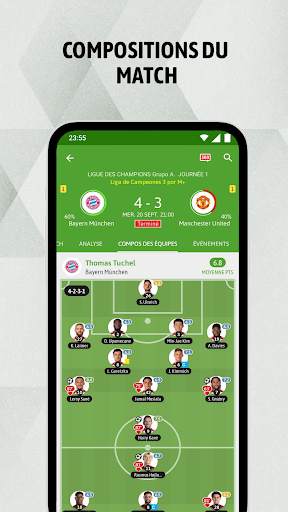 BeSoccer - Résultats de foot screenshot 3