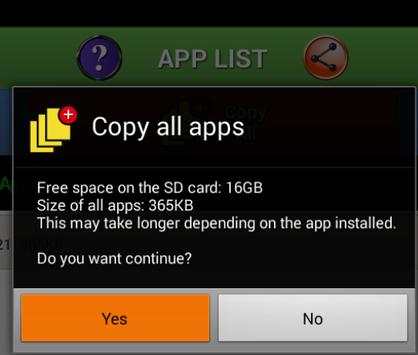 Apk Installer to Sd Card screenshot 3