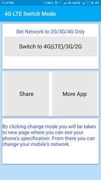 4G LTE Switch Mode स्क्रीनशॉट 3