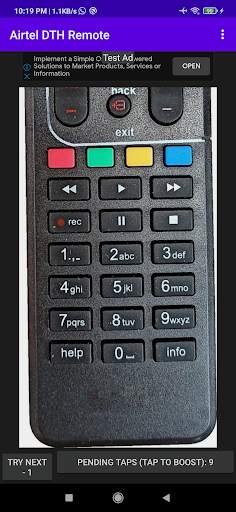 Airtel DTH remote screenshot 4