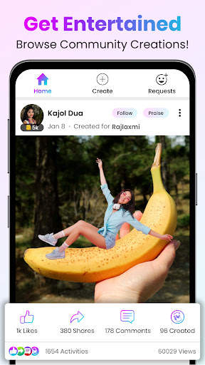 Wowfie Social - Photo Editor 1 تصوير الشاشة