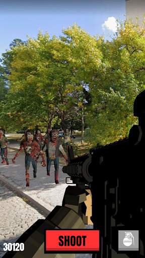 Virus Zombie shooting game - AR screenshot 6