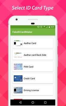 Fake ID Card Maker screenshot 1