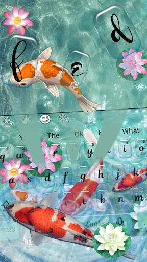 Koi Fish Keyboard screenshot 1