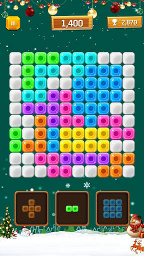 Christmas Block Puzzle Games - Clash of Bricks screenshot 6