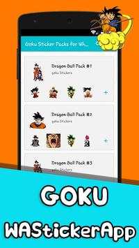 Goku Stickers For Whatsapp‏ (WAStickerApps) screenshot 2