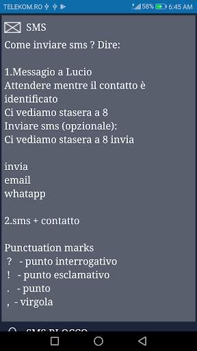 Comando vocale screenshot 4