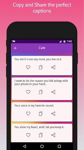 Captions for Instagram screenshot 3