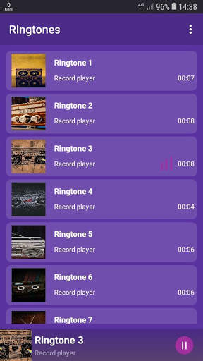 Record player - RINGTONES and WALLPAPERS screenshot 1