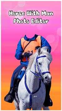 Horse With Man Photo Editor screenshot 1
