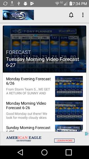 WFRV Storm Team 5 Weather screenshot 1
