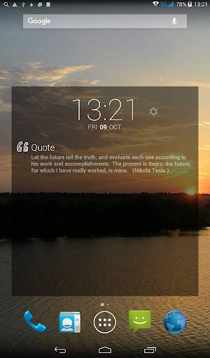 Quote Extension for DashClock скриншот 3