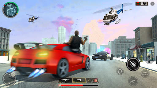 Agent vs Gangs Crime City War screenshot 2