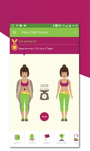 Mein Diät-Trainer - Gewichtsverlust-Motivation screenshot 1