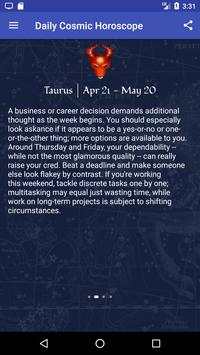 Daily Cosmic Horoscope screenshot 3