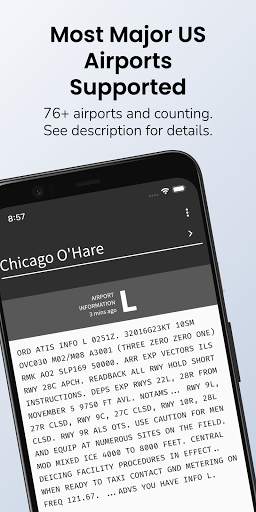 ATIS App screenshot 2