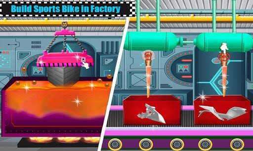 Sports Motorbike Maker Factory - Bike Builder Game screenshot 5