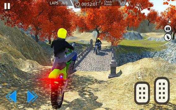 crazy city bike race 3d: street racing game screenshot 2