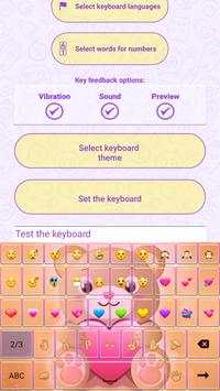 Cute Cartoon Keyboard Themes screenshot 4