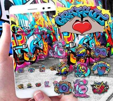 Street Graffiti Theme wall art screenshot 4