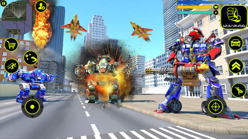 Game Mobil Robot - Mengubah game Robot Bus Tentara screenshot 2
