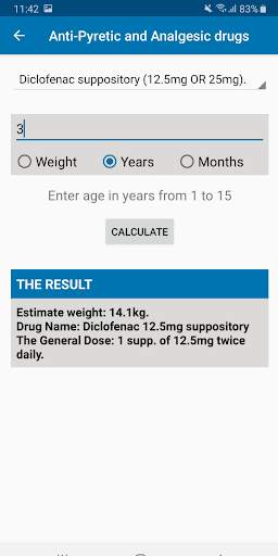 Pediatric Dose Calculator screenshot 3