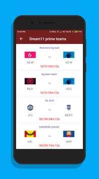 Dream11 Prime teams screenshot 4