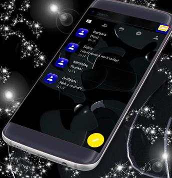 Sms Black Themes screenshot 1