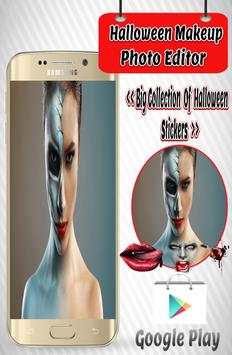 Halloween Makeup Photo Editor screenshot 1