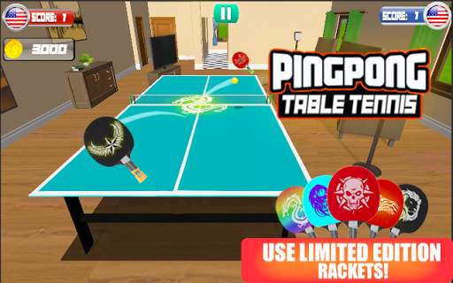 Table Tennis 3D: Ping-Pong Master 2 تصوير الشاشة